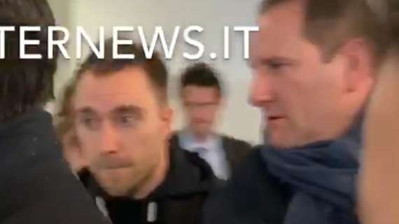 VIDEO - Inter, è cominciato l'Eriksen day: l'arrivo del danese a Milano