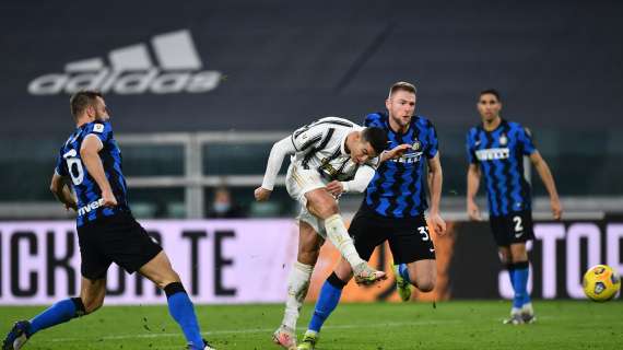 Juve-Inter, oltre otto milioni di telespettatori: è la semifinale di Coppa Italia più vista dal 2017