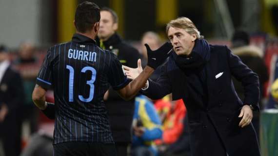 Guarin, per Mancini è unico: "Via solo per sua volontà"