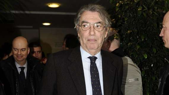 Moratti: "Derby? Milan strafavorito. Strama mai in bilico. Balotelli e i cori..."