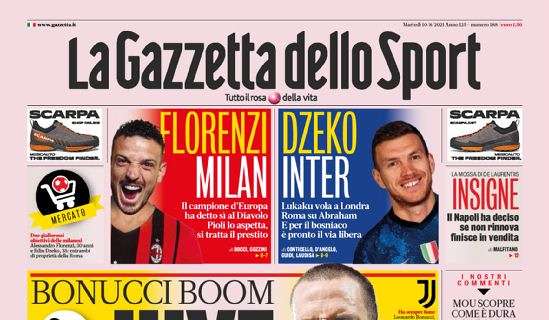 Prima GdS - Dzeko-Inter. Lukaku vola a Londra, Roma su Abraham