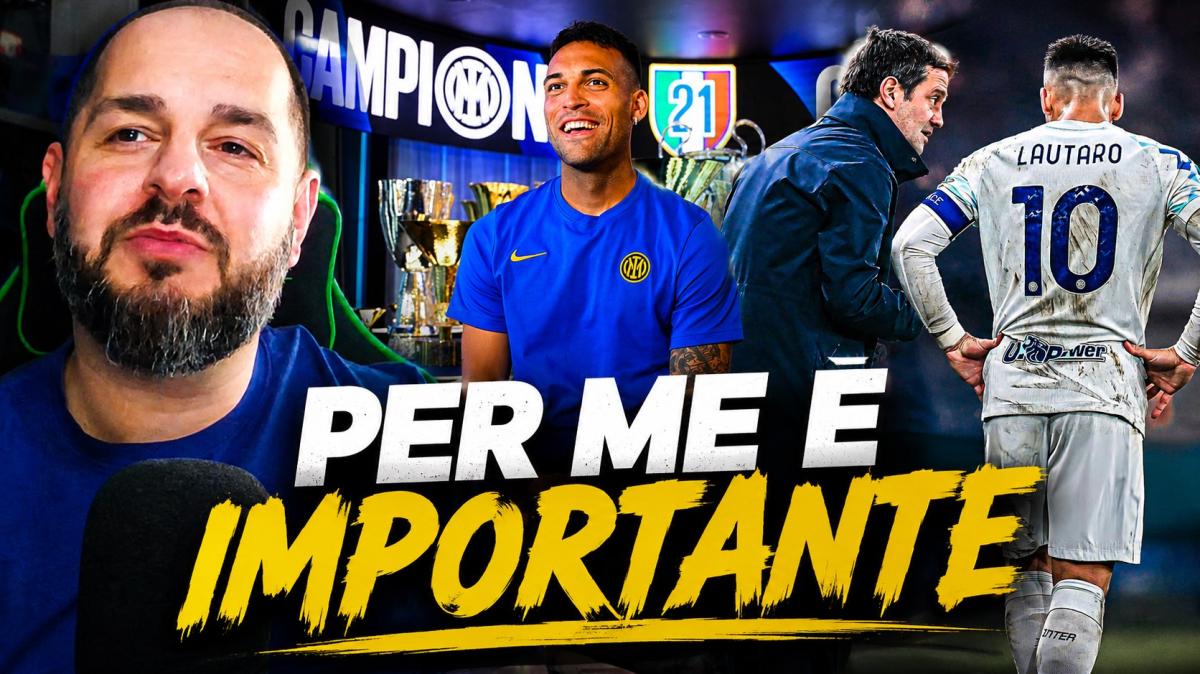 VIDEO - Le PAROLE di LAUTARO più importanti di una FIRMA. E fanno capire tanto del lavoro di CHIVU