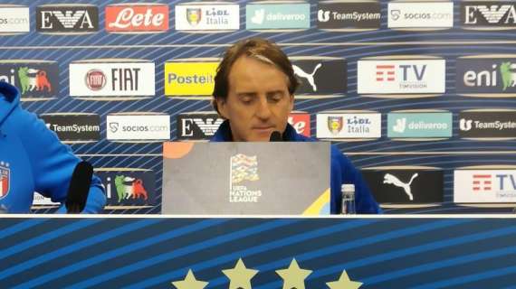 Mancini: "Dimarco, condizioni da capire. Tre italiane ai quarti UCL, non è rinascita del calcio"