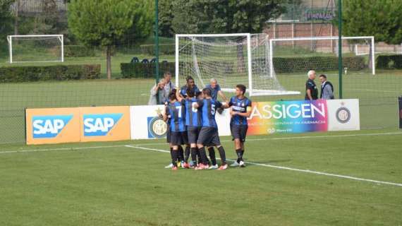 Primavera, all'intervallo Inter e Novara sull'1-1