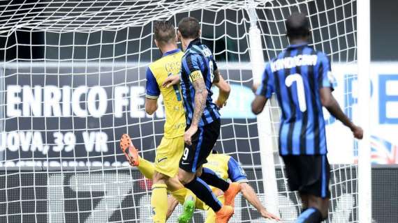 Chievo-Inter, solo due volte nerazzurri in bianco
