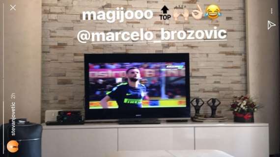 Stevan Jovetic fa i complimenti a Brozovic: "Magico"