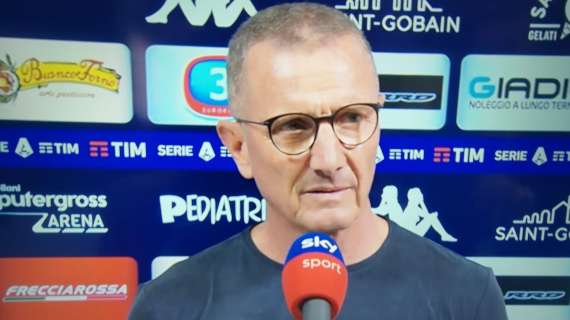 Empoli, Andreazzoli a Sky: "I ragazzi hanno voglia di fare, bello misurarsi contro l'Inter"