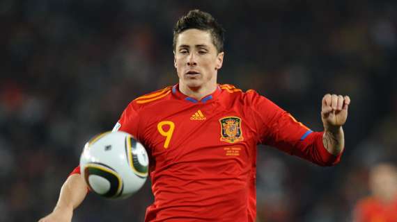 Fernando Torres in azione con la nazionale spagnola in Sudafrica