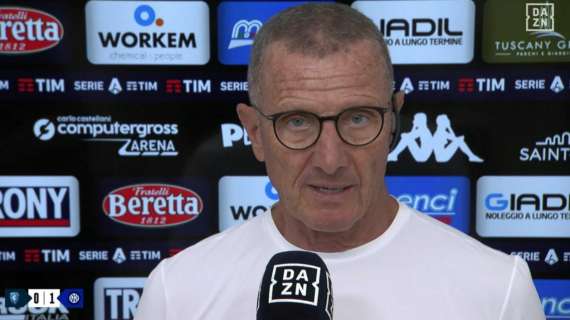 Empoli, Andreazzoli a DAZN: "L'Inter ha una qualità estrema, la nostra partita l'abbiamo vinta. Bene negli ultimi 20'"