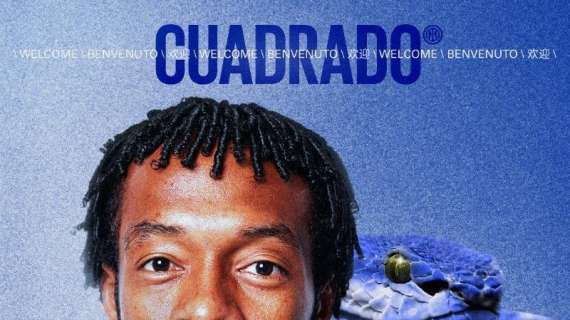 UFFICIALE - Juan Cuadrado è un nuovo giocatore dell'Inter. Il colombiano sarà nerazzurro fino a giugno 2024