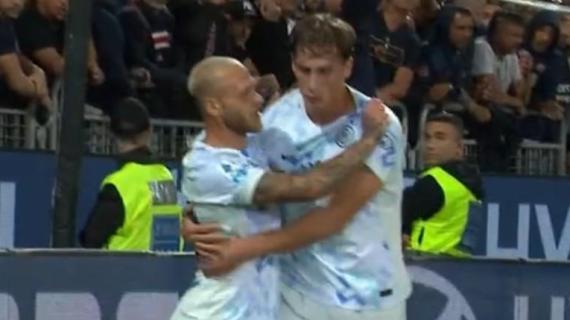 Lautaro, pali, emozioni e brividi. E poi, arriva Pio: la gemma di Esposito fa volare l'Inter, Cagliari battuto 2-0