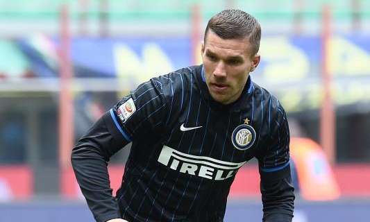 Podolski: "Futuro? C'è tempo. Contro la Lazio..."