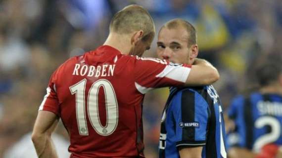Sneijder tuona: "Per Robben fischi assurdi! Lo porterei all'Inter con me"