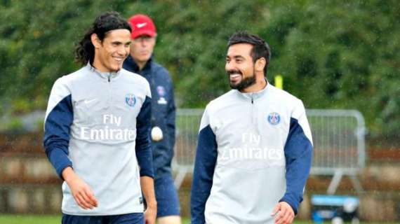 Lavezzi e Cavani a Parigi: la loro sanzione sarà forse resa nota domani