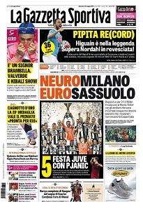 Prime pagine - NeuroMilano, Sassuolo in Europa