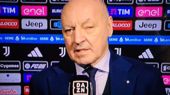 Marotta: "Siamo i Campioni d'Italia e tutti giocano per batterci. Dobbiamo essere più forti di queste cose"