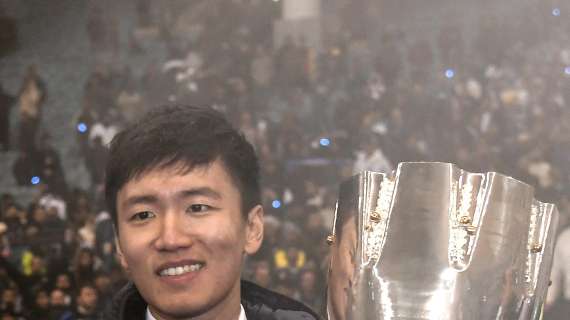 FOTO - Il presidente Zhang gode per il successo di Udine: "Amala"