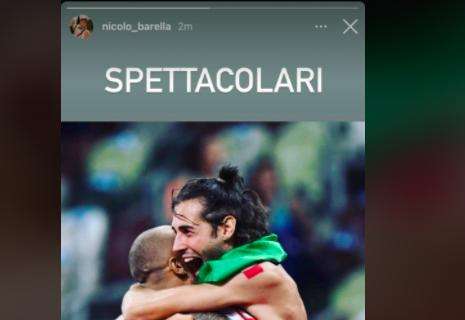 Barella si complimenta con Tamberi e Jacobs: "Spettacolari"