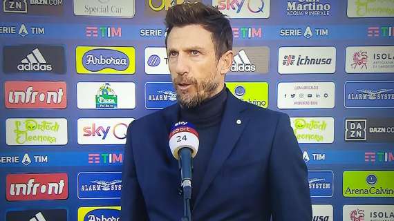 Cagliari, Di Francesco a Sky: "Prendere gol su palla inattiva fa male, ma ho visto una crescita rispetto al match contro la Juve"