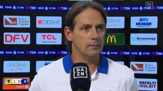 Inzaghi a DAZN: "Non possiamo portare la partita al 94esimo, dobbiamo capire perché è successo"