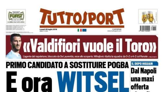 Prime pagine - Tuttosport: "Maxi offerta del Napoli per Icardi. Mancini a un passo dall'addio"