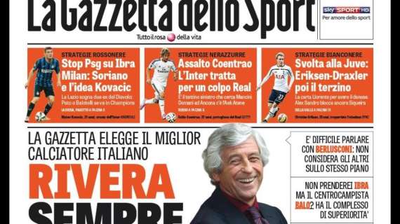 Prime pagine - Assalto a Coentrao, Mertens si offre e Vrsaljko costa. Milan, idea Kovacic. Juve su Hernanes