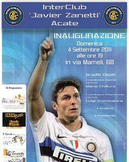 Nasce l'Inter Club "J. Zanetti" di Acate
