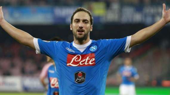 Napoli, problema per Higuain. Ma non rischia l'Inter