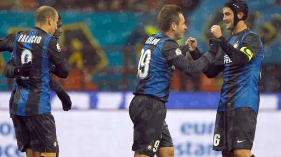 FOTO - Chivu rientra e con Cassano è subito feeling