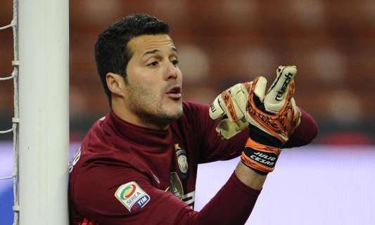 Sky - L'Inter può cedere Julio Cesar a gennaio