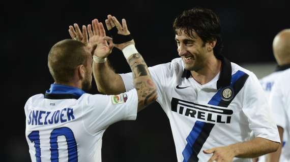 Anche Sneijder scrive a Milito: "Forza fratello! Devi..."