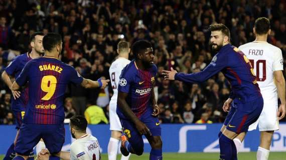 UCL - Roma regolata da Barcellona e sfortuna al Camp Nou, il Liverpool strapazza il City