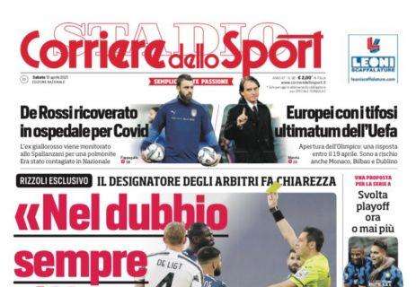 Prima pagina CdS - Rizzoli: "Nel dubbio sempre al Var". Proposta per la Serie A: svolta playoff