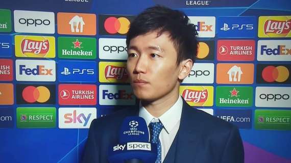 Zhang a Mediaset: "Notte emozionante, per l'Inter deve essere un must competere a questi livelli"
