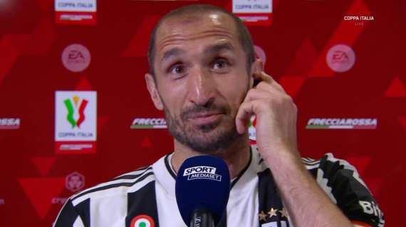 Juventus, Chiellini a SM: "Siamo lontani dalla squadra più forte. Tre sconfitte su quattro contro l'Inter devono darci la forza per ripartire"