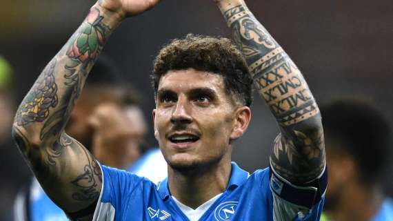 Napoli, Di Lorenzo: "Guarderò Inter-Arsenal da spettatore. Dimarco ha meritato il nerazzurro"