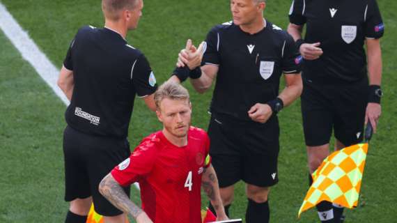 Oggi la Uefa premierà Kjaer: "La cosa importante? Che Eriksen stia bene"