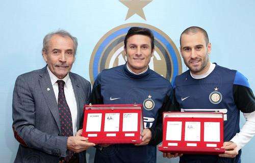 FOTO - Zanetti e Palacio premiati coi Carlini d'oro