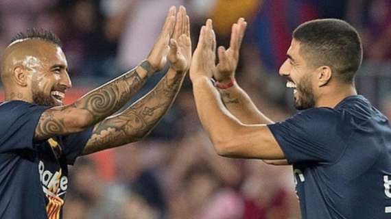 Vidal scrive a Suarez: "Mi mancherai tantissimo, spero di rivederti presto per abbracciarti"