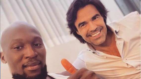 Pastorello, posa social con bomber Lukaku: "With the king"