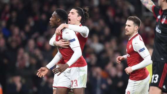 Europa League - Vince l'Arsenal, Milan out con rabbia