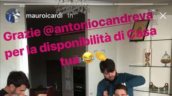 Candreva ospita il taglio di capelli congiunto