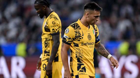 GdS - L'Inter non punge: contro il PSG il primo tiro al 75'. Thuram e Lautaro sono spariti e non si sono presentati