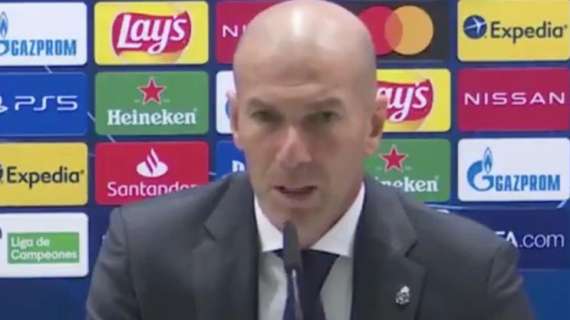 Real, Zidane: "Inter ottimo rivale, abbiamo sofferto ma bisogna crederci e ci siamo meritati la vittoria"