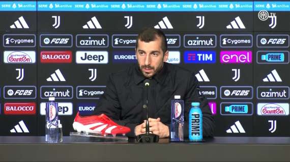 Mkhitaryan in conferenza: "I nostri obiettivi non cambiano per una sconfitta. Anche oggi nel primo tempo siamo stati ingiocabili"