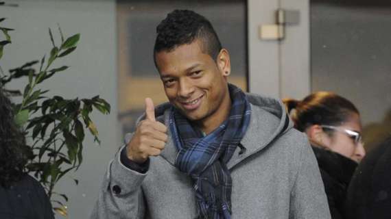 Guarin in gruppo a breve. Juan sotto sforzo