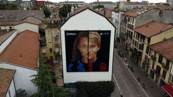 VIDEO - Lo street artist Jorit celebra Inter e Milan a Porta Ticinese con un murales "contro le diversità"