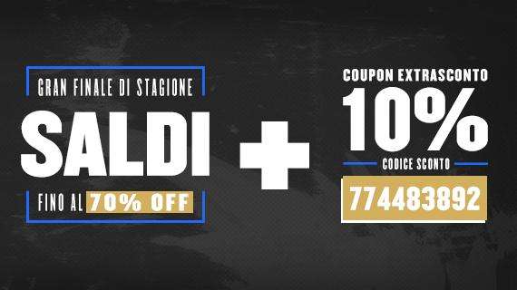 Extrasconto 10% sui saldi del nostro store online