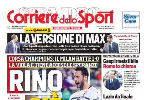 Prima pagina CdS - Rino c'è. Gattuso a un punto dall'Inter