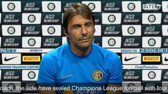 Conte: "Champions importante, era una richiesta del club. Ora guardiamo la Juve. Sensi? Forse con il Getafe"